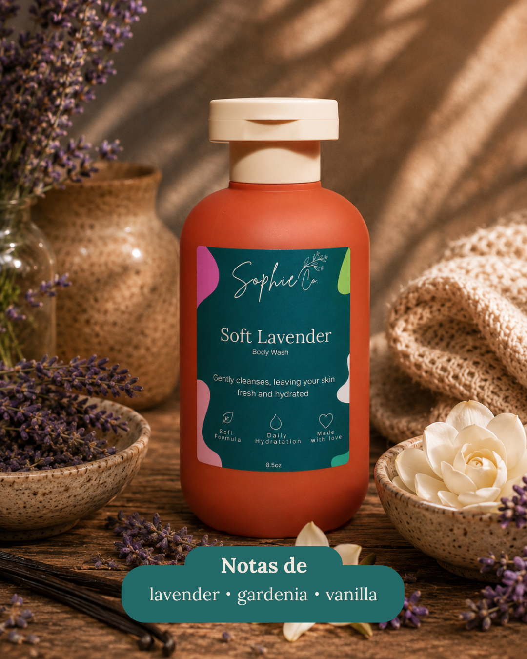 Soft Lavender  | Handmade Body Wash