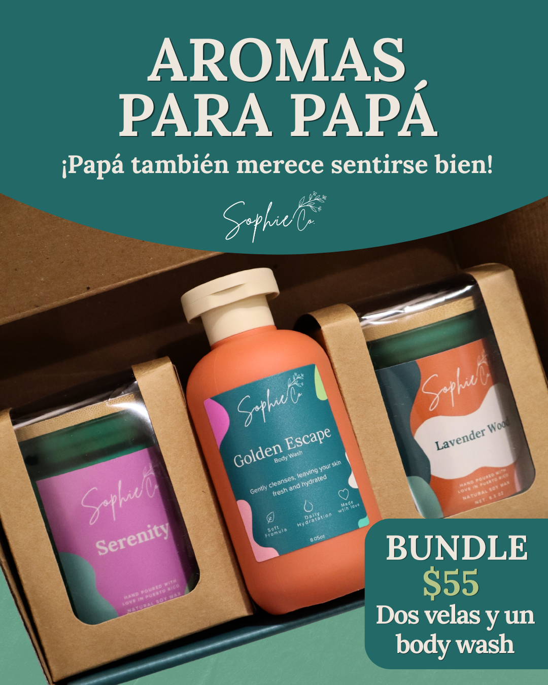 Bundle - Two candle + One Body Wash