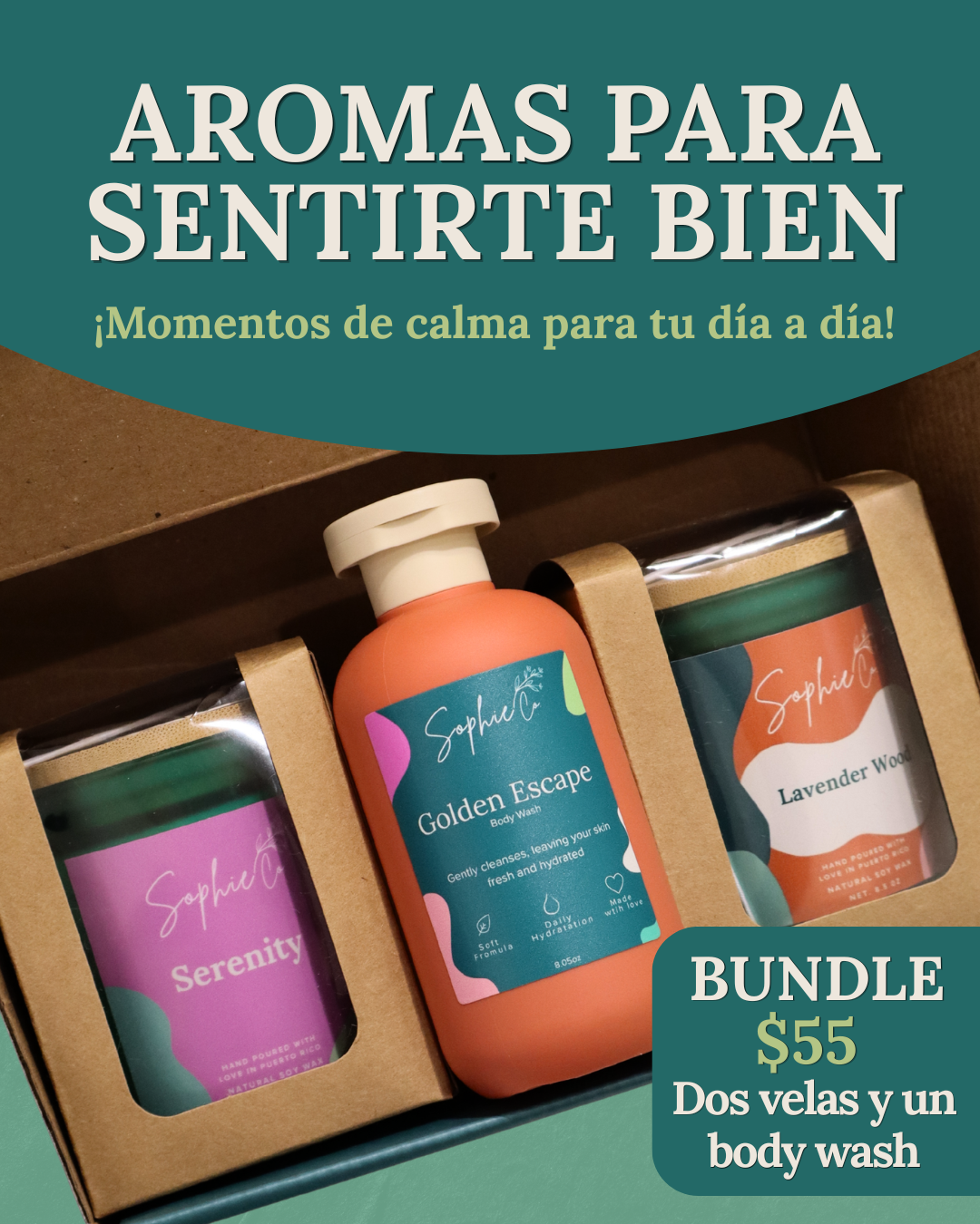 Bundle - Two candle + One Body Wash